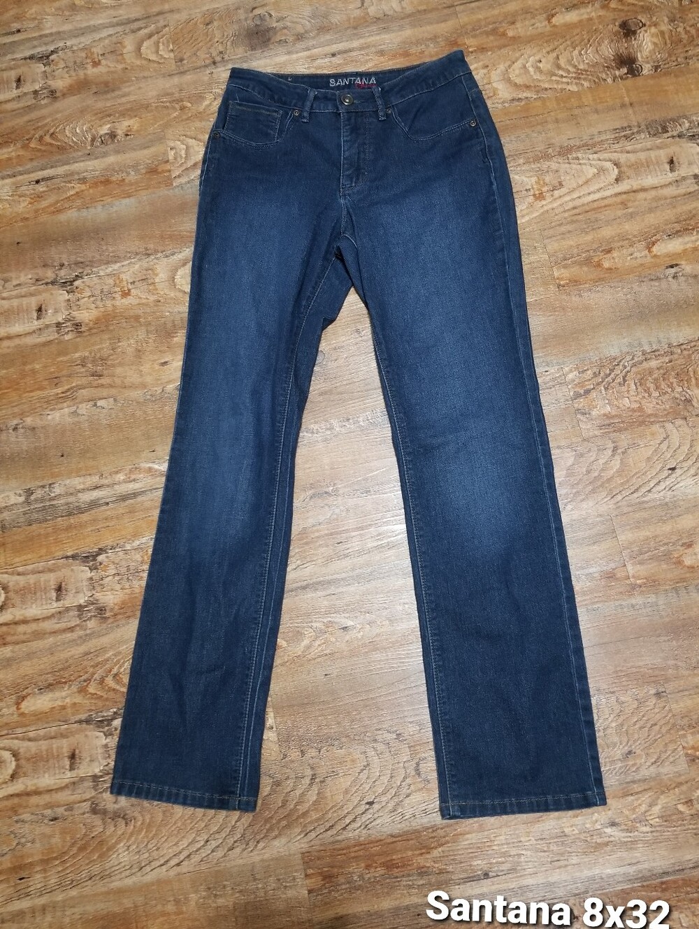 Santana Jean 8 Dark Blue Straight-Leg Nwotags